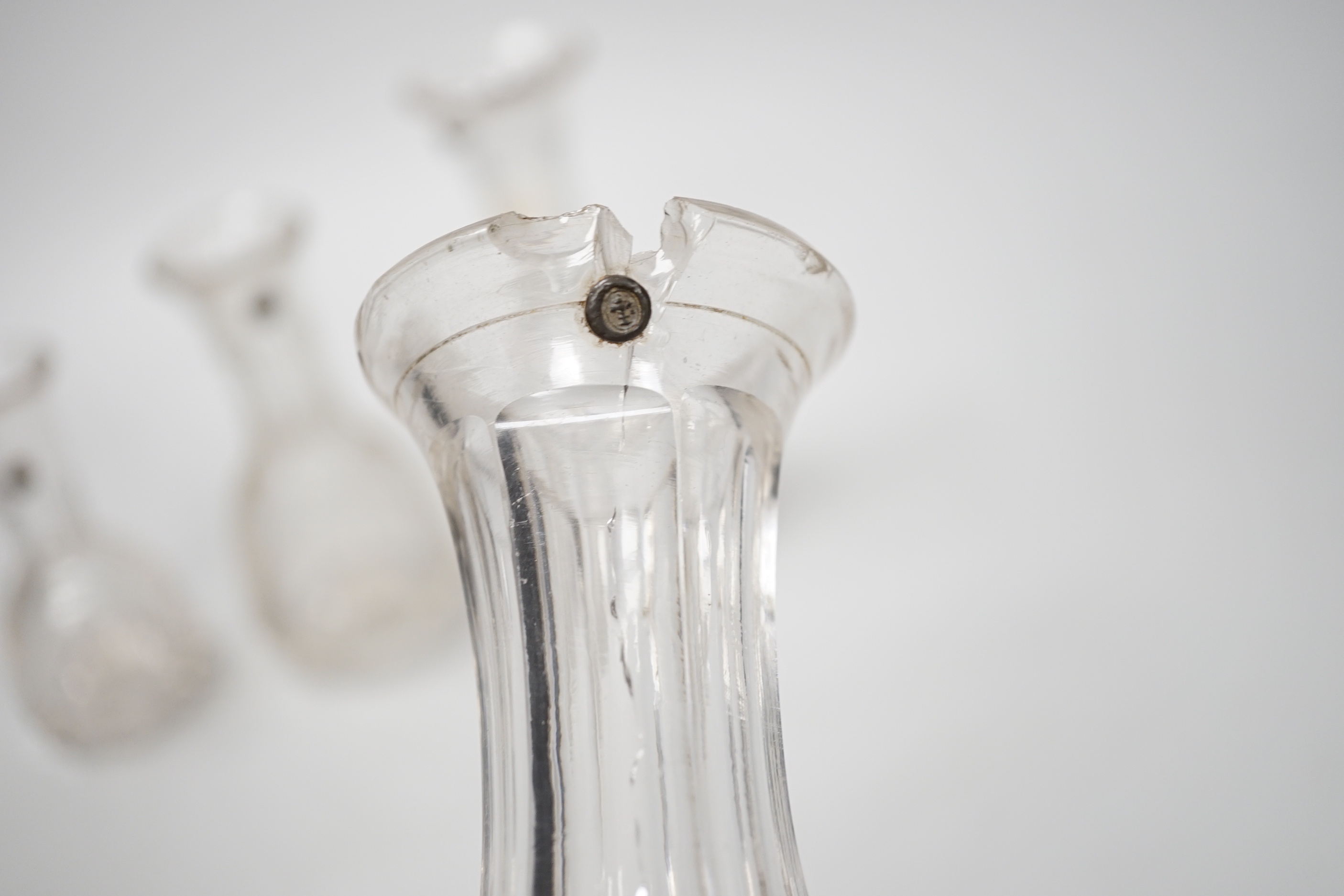 Four Victorian Richardsons Patent glass measures, tallest 17cm